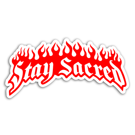 5x3 Flame Sticker